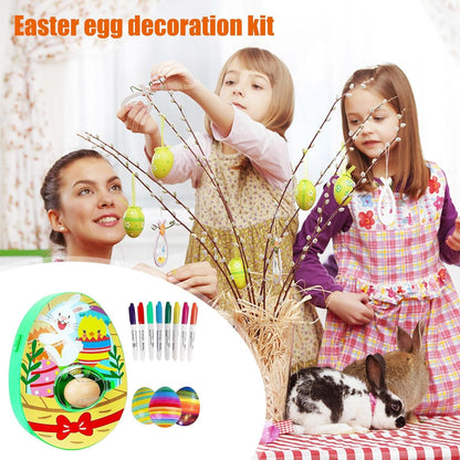 Egg Decorating Spinner, Easter Egg Decorator Kit, 3 Eggs 8 Markers