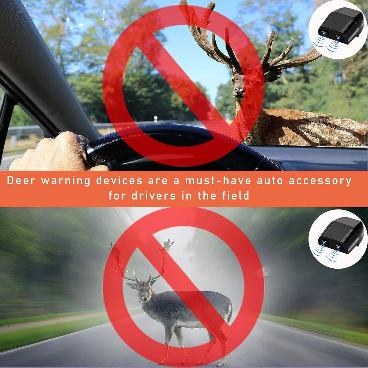 4PCS Deer Whistles Animal Warning Whistle Safety Trucks Cars RVs Motorcycles USA