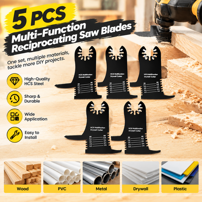 5PCS Oscillating Saw Blades for Multi Tools