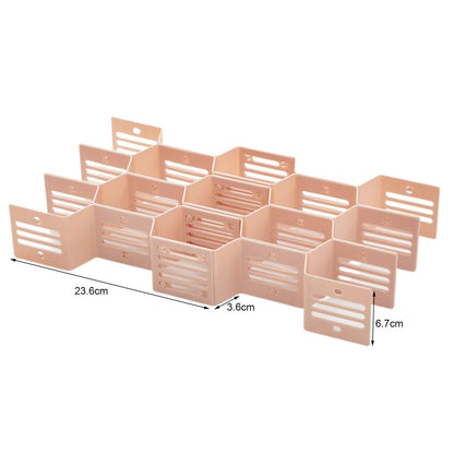12pcs/set Adjustable Drawer Honeycomb Clapboard Plastic DIY