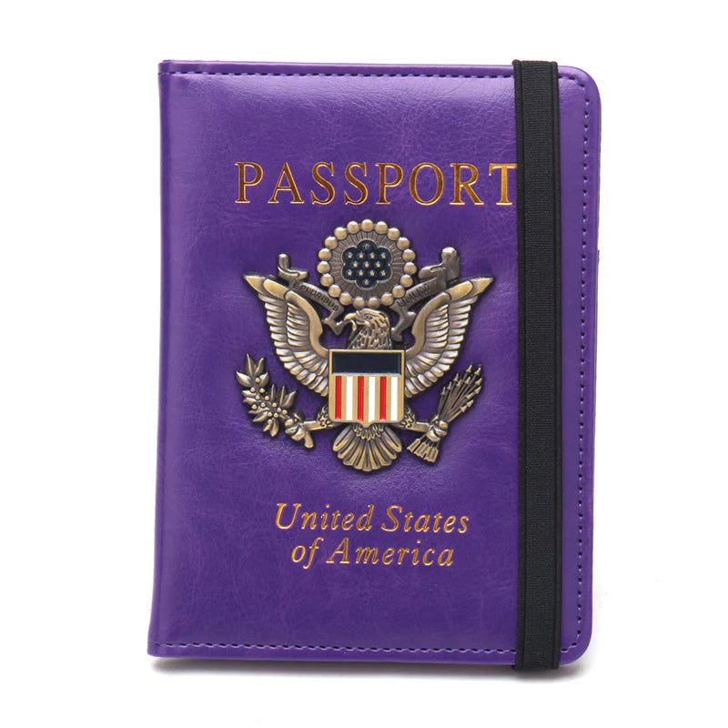 Leather Passport Holder for Travel Passport Cover Passport Wallet Case