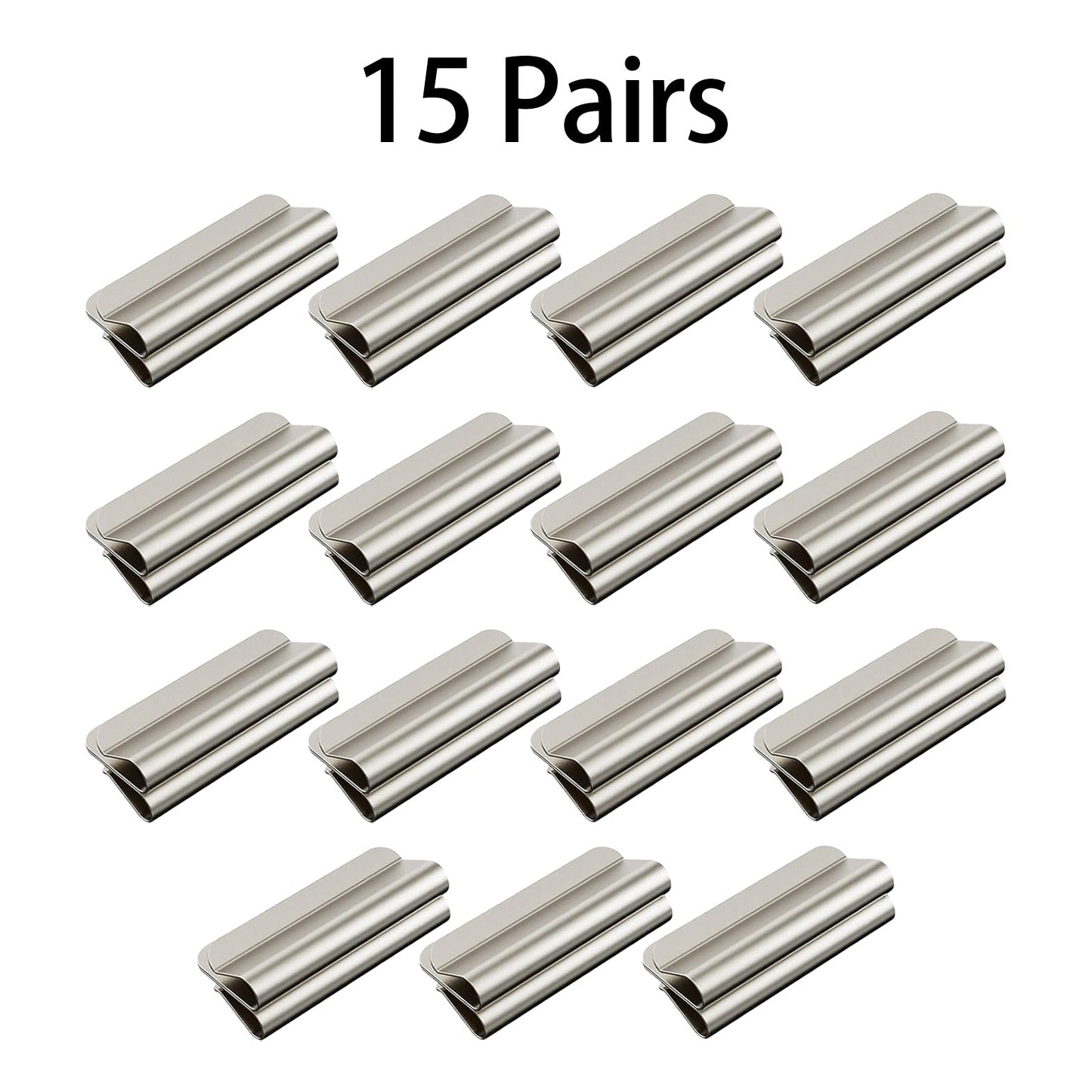 15 Pairs Magnetic Curtain Clips Hold Curtains Closed