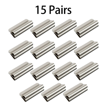 15 Pairs Magnetic Curtain Clips Hold Curtains Closed