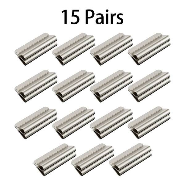 15 Pairs Magnetic Curtain Clips Hold Curtains Closed