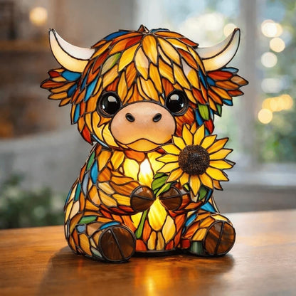 Creative Highland Cow LED Night Light