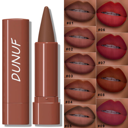 9 Pcs Matte Long-Lasting Waterproof Lip Liner & Lipstick Set