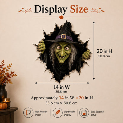 Halloween Breakthrough 3D Wall Decals