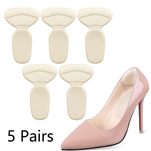 5 Pairs Women Insoles For Shoe Back High Heels Liner Grips Inserts Soft Insole