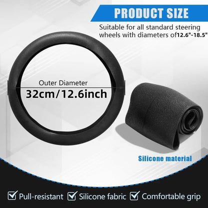 Universal Non-Slip Silicone Steering Wheel Cover
