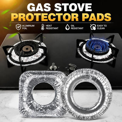 10PCS Aluminum Foil Gas Stove Burner Covers
