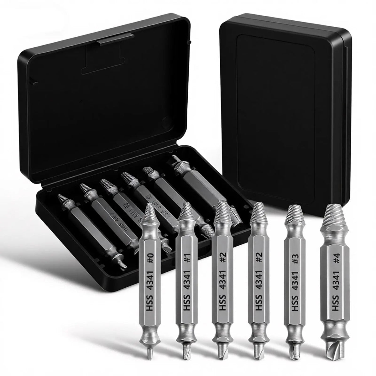 6PCS Damaged Screw Extractor Set