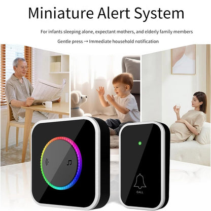 [No Need Batteries] Wireless Doorbell, Waterproof Electronic Doorbell Kit