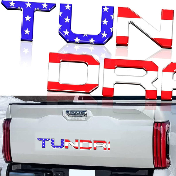 Premium Toyota Tundra Tailgate 3D Letter Insert Decals