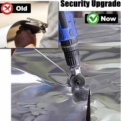 Electric Drill Sheet Metal Cutter Attachment Set for Cutting Iron