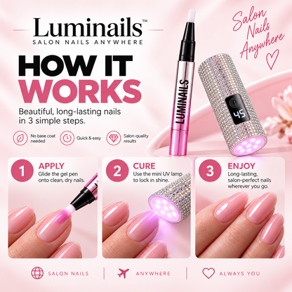 4PCS Portable Nail Pens Set
