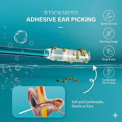 24PCS Enhanced Adhesive Ear Digging Sticks for Children & Adults