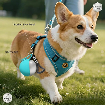 2-in-1 Portable Dog Water Bottle for Small Dogs - Leak Proof & Compact