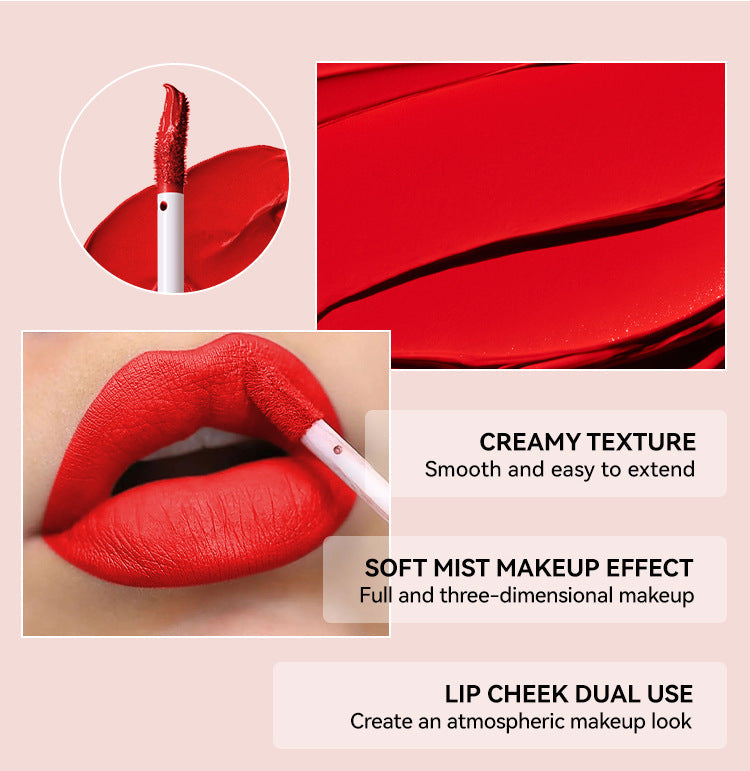 3 Colors Matte Liquid Lipstick Set, Velvet Smooth Nude Lip Gloss, Waterproof Moisturizing Long Lasting