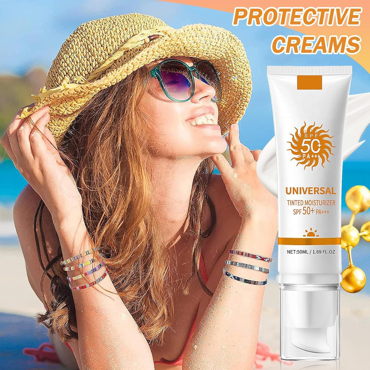 Long Lasting Moisturizing Sunscreen Cream SPF 50+ PA+++