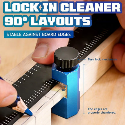 Hexagonal Stable Lock with Holder & Hook for Framing Square Support & Circular Saw