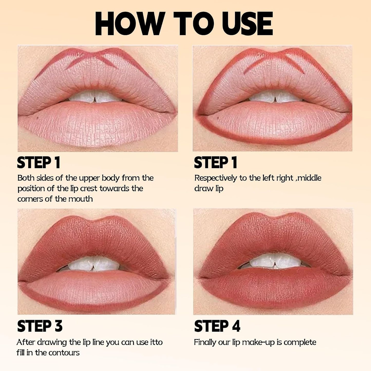 12 Colors Matte Lip Liner Set