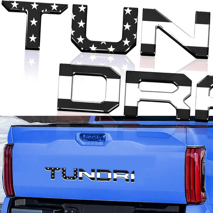 Premium Toyota Tundra Tailgate 3D Letter Insert Decals