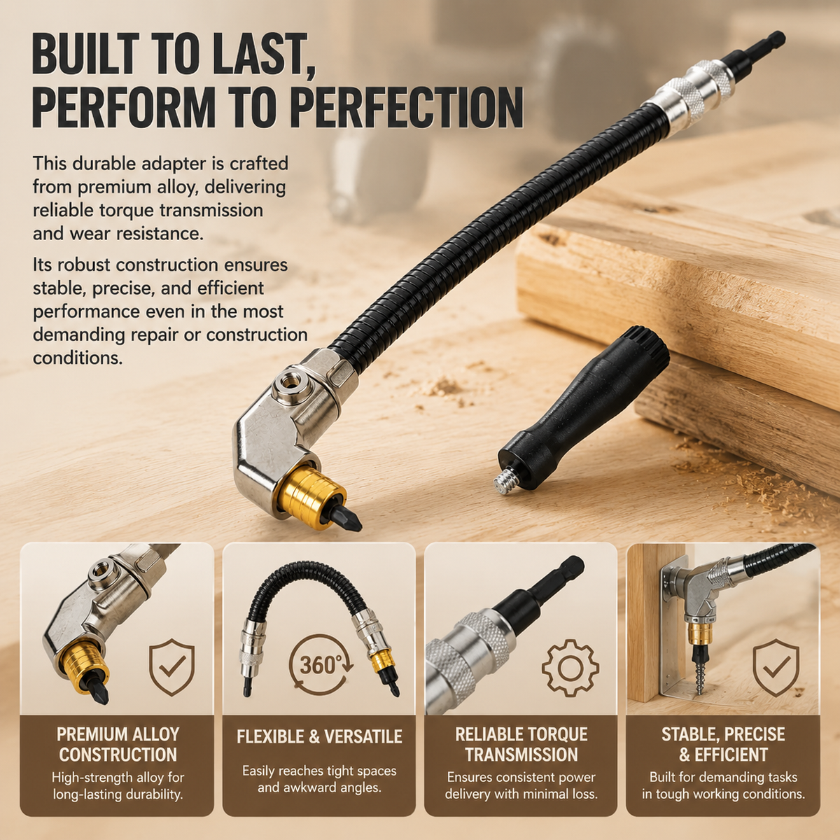 Drill bit extension adapter