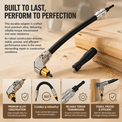 Drill bit extension adapter