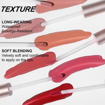 YOUNG VISION 6-Pc Matte Nude Liquid Lipstick Set