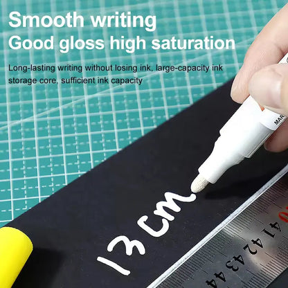 12Pcs Waterproof Permanent Paint Marker Pen for Car Tyre Tire Tread