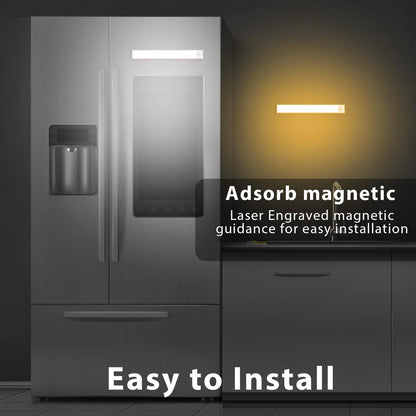 2 Pack Under Cabinet Lights - Rechargeable Motion Sensor Light