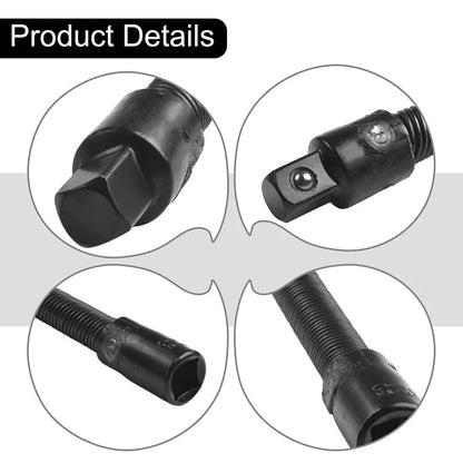 255mm Flexible Drive Socket Extension Bar Adapter with 360° Rotating Shaft for Tight Space