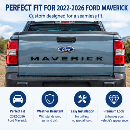 3D Maverick Tailgate Letters for Ford Maverick 2022-2026