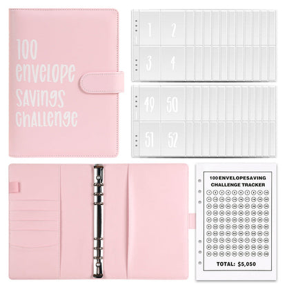 100 Days Money Saving Challenge Coin Envelope Budget Storage Book - Easy and Fun Way to Save  Money
