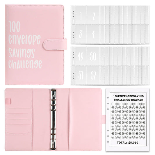 100 Days Money Saving Challenge Coin Envelope Budget Storage Book - Easy and Fun Way to Save  Money