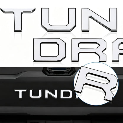 Premium Toyota Tundra Tailgate 3D Letter Insert Decals