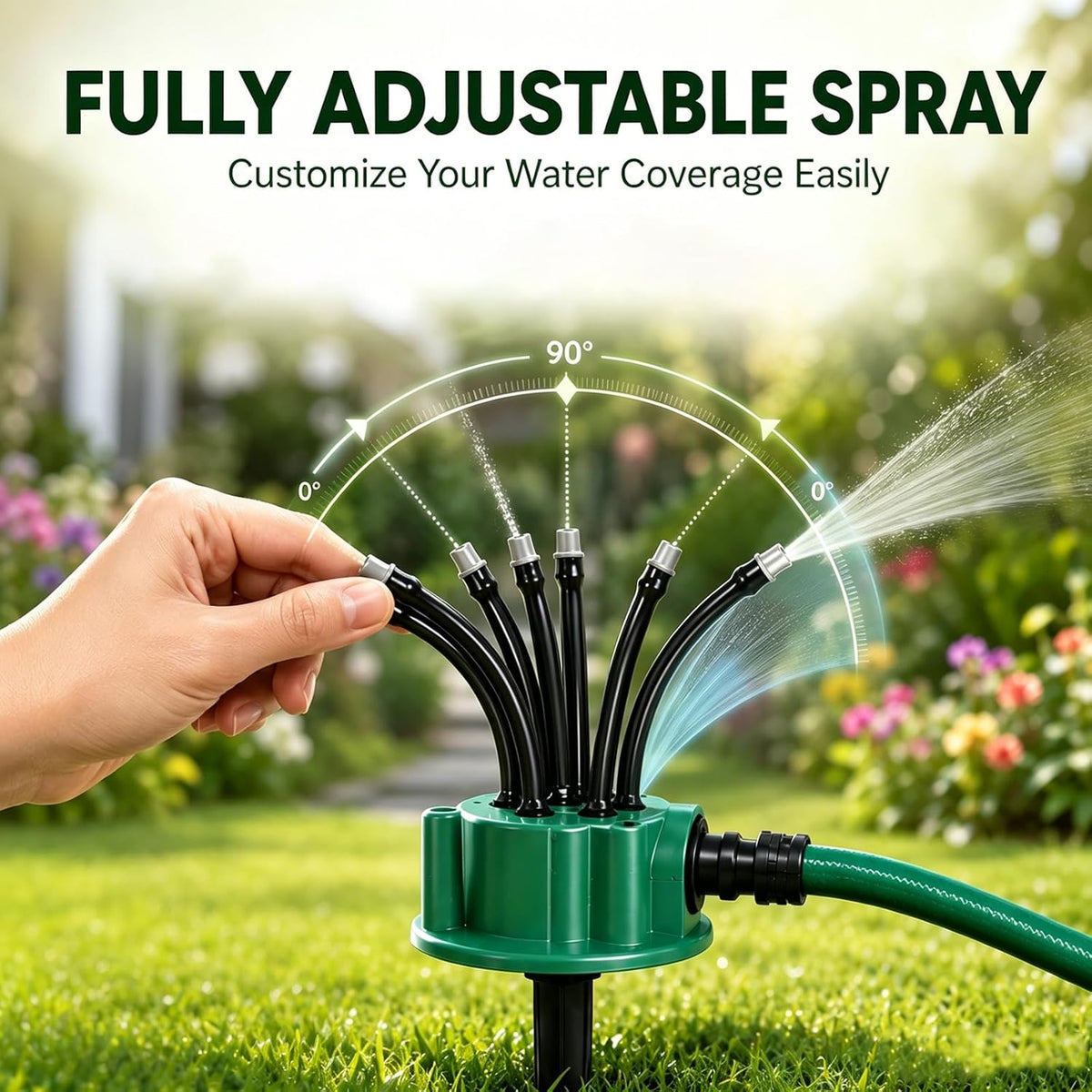 Automatic Multi-Function Garden & Lawn Sprinkler – Efficient Watering for Yards, Lawns & Gardens