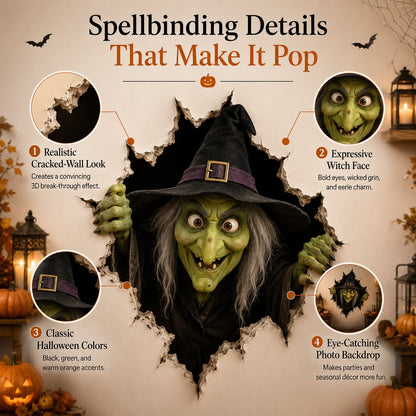 Halloween Breakthrough 3D Wall Decals