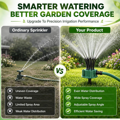 Automatic Multi-Function Garden & Lawn Sprinkler – Efficient Watering for Yards, Lawns & Gardens