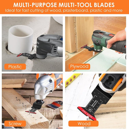 10Pcs Bi-Metal Oscillating Saw Blades