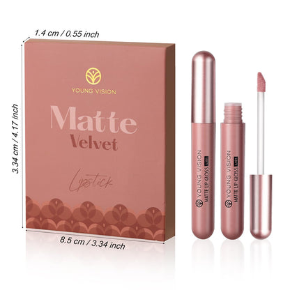 YOUNG VISION 6-Pc Matte Nude Liquid Lipstick Set