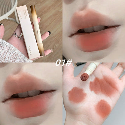 4-Piece Velvet Matte Lip Crayon Set – Waterproof, Kiss-Proof, and Smudge-Proof Lip Makeup Collection