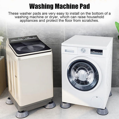 4pcs Anti Slip & Vibration Rubber Pads for Washing Machine (1.7D x 0.16 H)