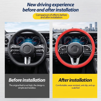 Universal Non-Slip Silicone Steering Wheel Cover