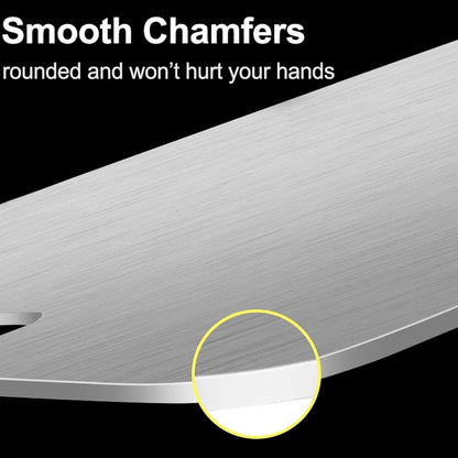 316 Stainless Steel Double-Sided Cutting Board for Meat Fruit & Vegetable