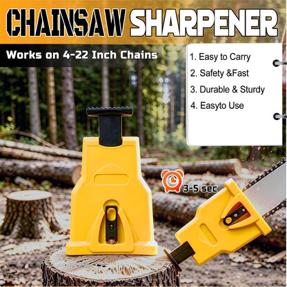 Electric Chainsaw Teeth Sharpener, Portable Fast Grinding Tool