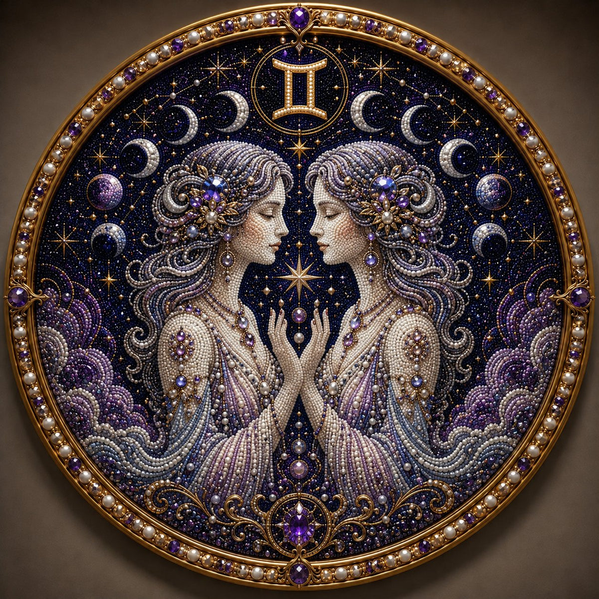 Premium 3D Pearlescent Zodiac Art Set