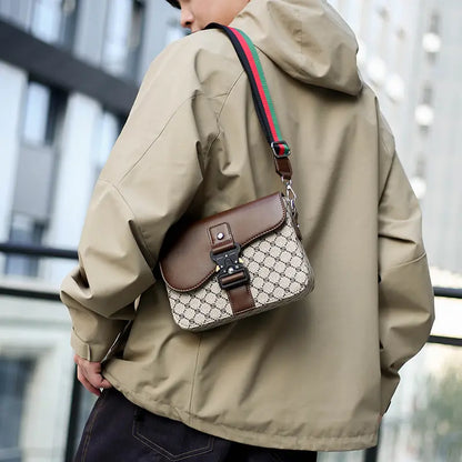 Flap-top stylish business shoulder bag