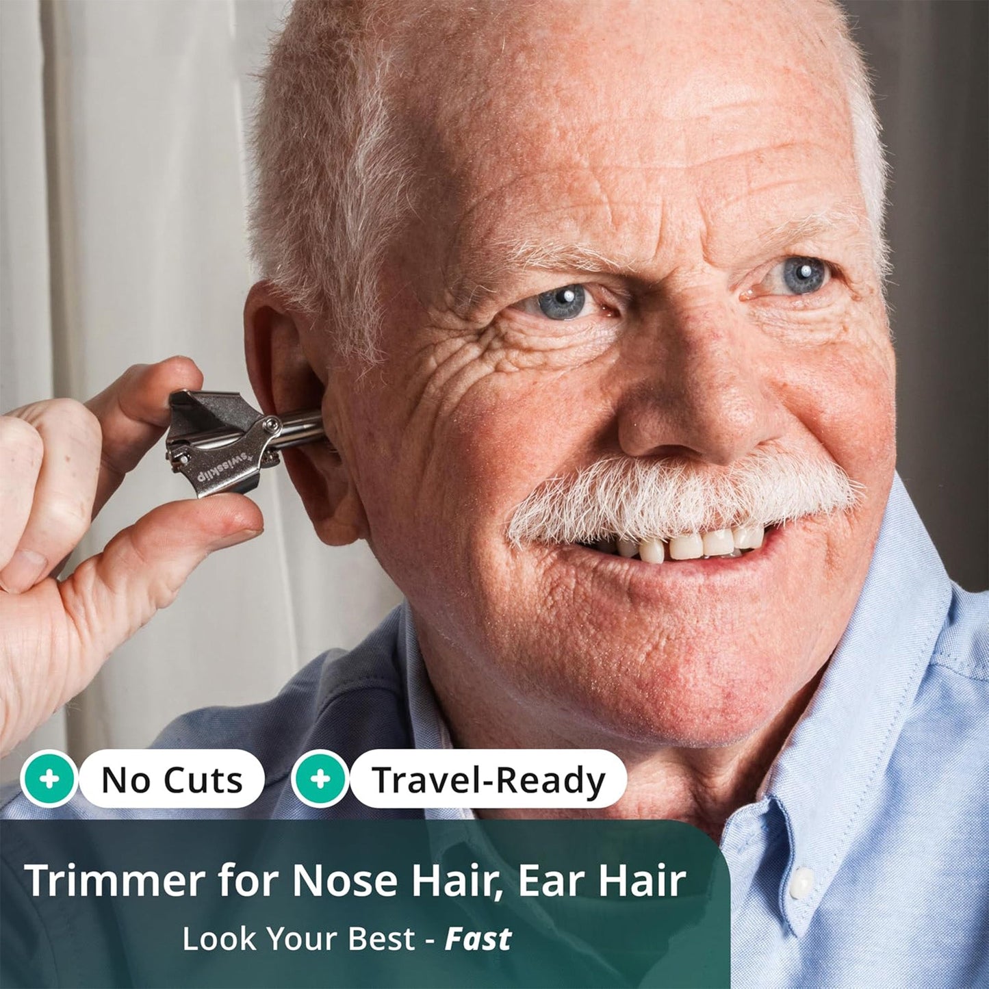 Manual Nose Hair Trimmer for Men & Women