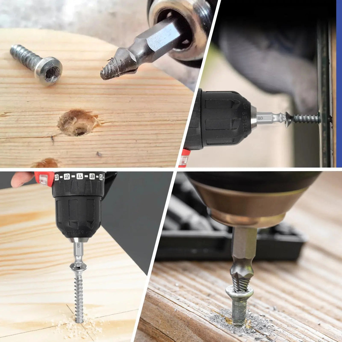 6PCS Damaged Screw Extractor Set